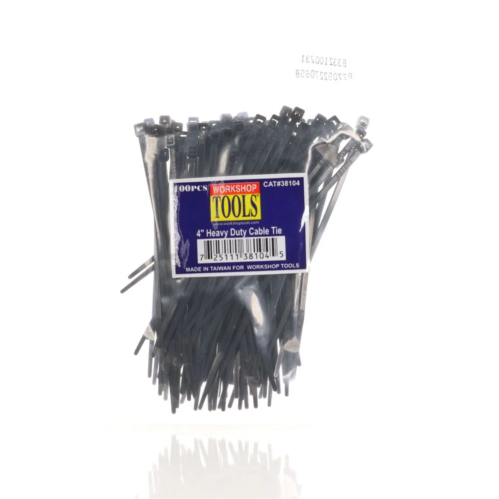 Workshop Tools 100pc 4in Zip Ties - 38104 - Image 2