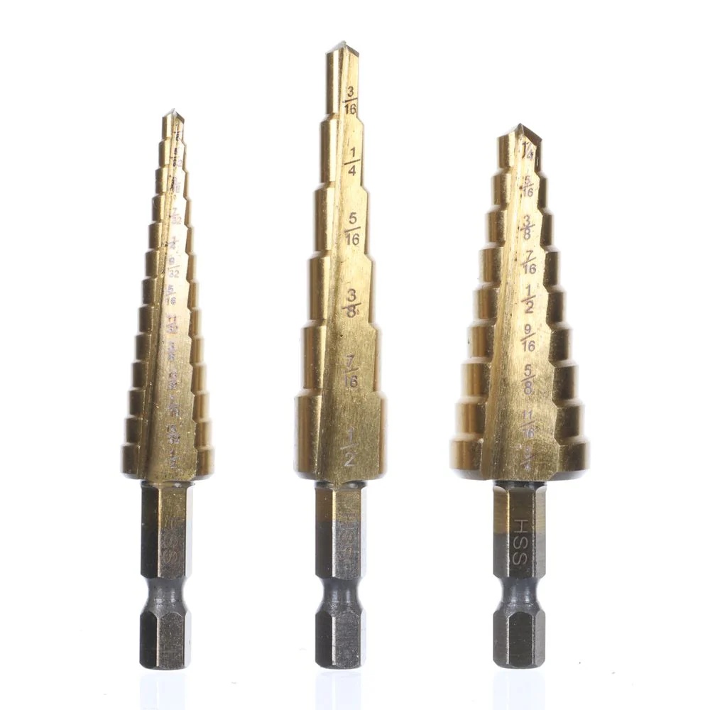 Performance Tool 3pc Stepped Drill Bits - W9003 - Image 2